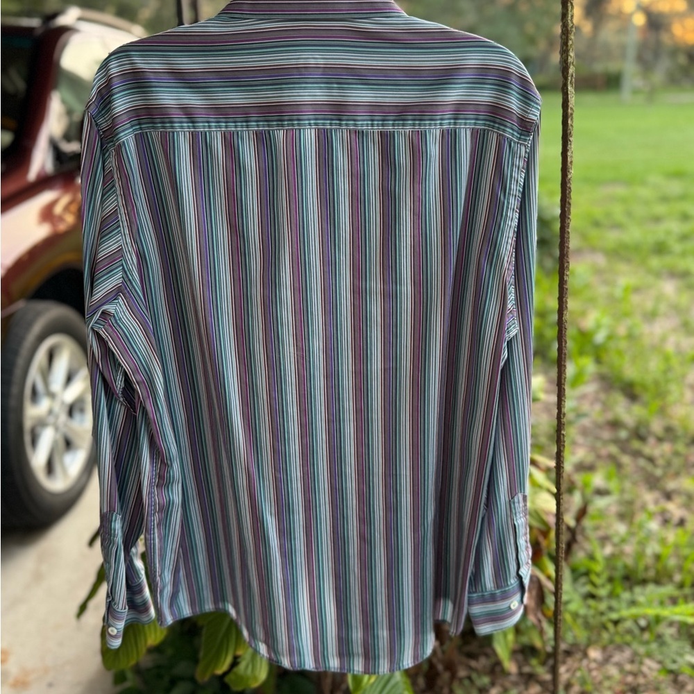 Bugatchi Multicolor Striped Shirt - Picture 4 of 4